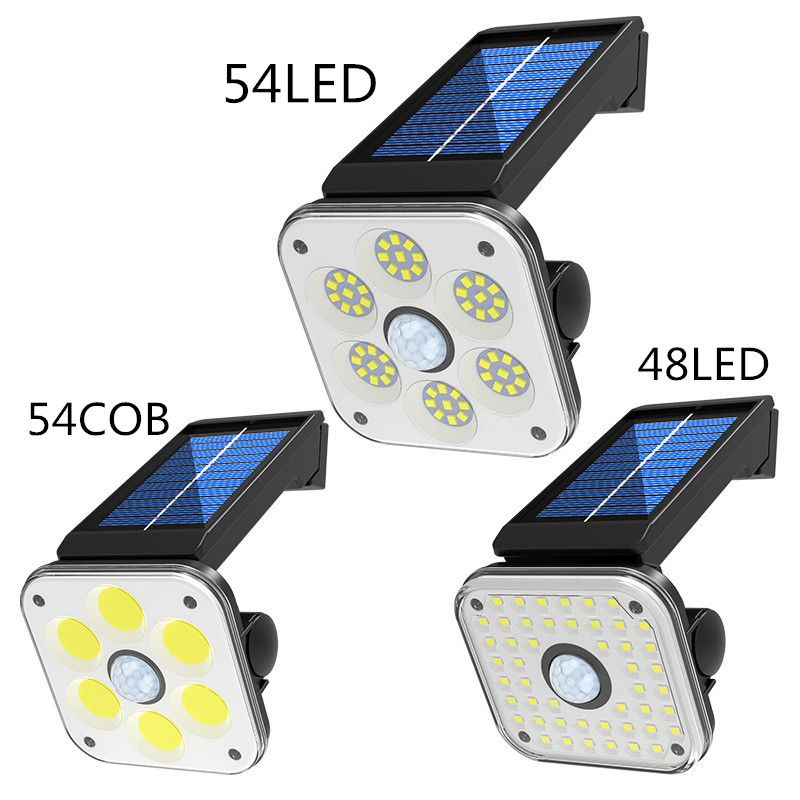 Waterproof-48LED54COB54LED-Solar-Motion-Sensor-Wall-Light-IP65-Outdoor-Garden-Yard-Street-Lamp-1770908