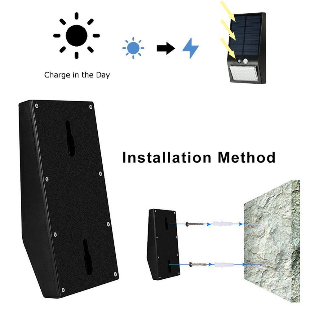 Waterproof-IP65-PIR-Sensor-24-LED-Solar-Light-WhiteBlack-Shade-White-Light-Wall-Lamp-Outdoor-Genden-1332320