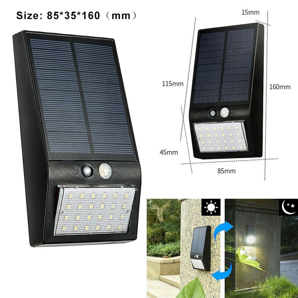 Waterproof-IP65-PIR-Sensor-24-LED-Solar-Light-WhiteBlack-Shade-White-Light-Wall-Lamp-Outdoor-Genden-1332320