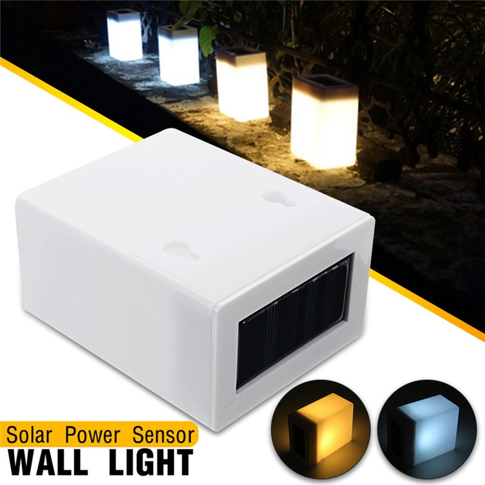 Waterproof-LED-Solar-Light-Fence-Wall-Lamp-Outdoor-Garden-Landscape-Light--WhiteWarm-White-1323614