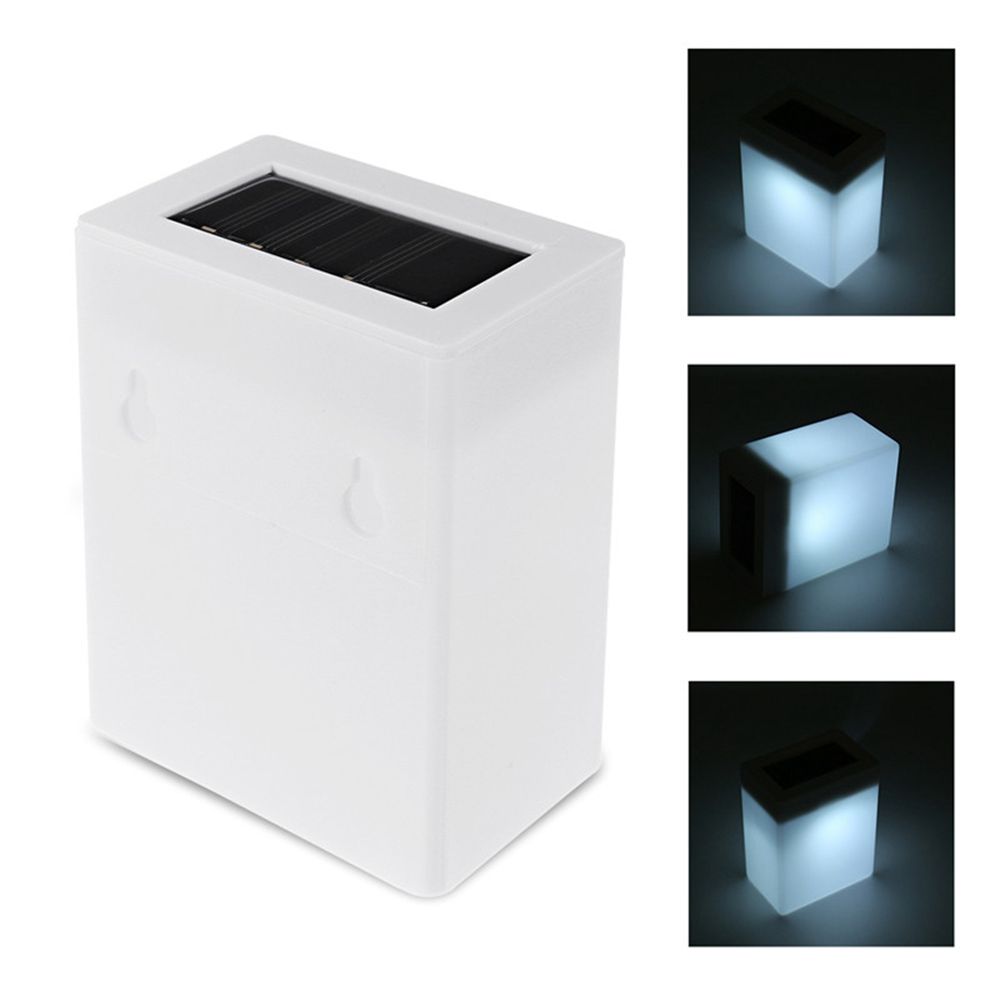 Waterproof-LED-Solar-Light-Fence-Wall-Lamp-Outdoor-Garden-Landscape-Light--WhiteWarm-White-1323614