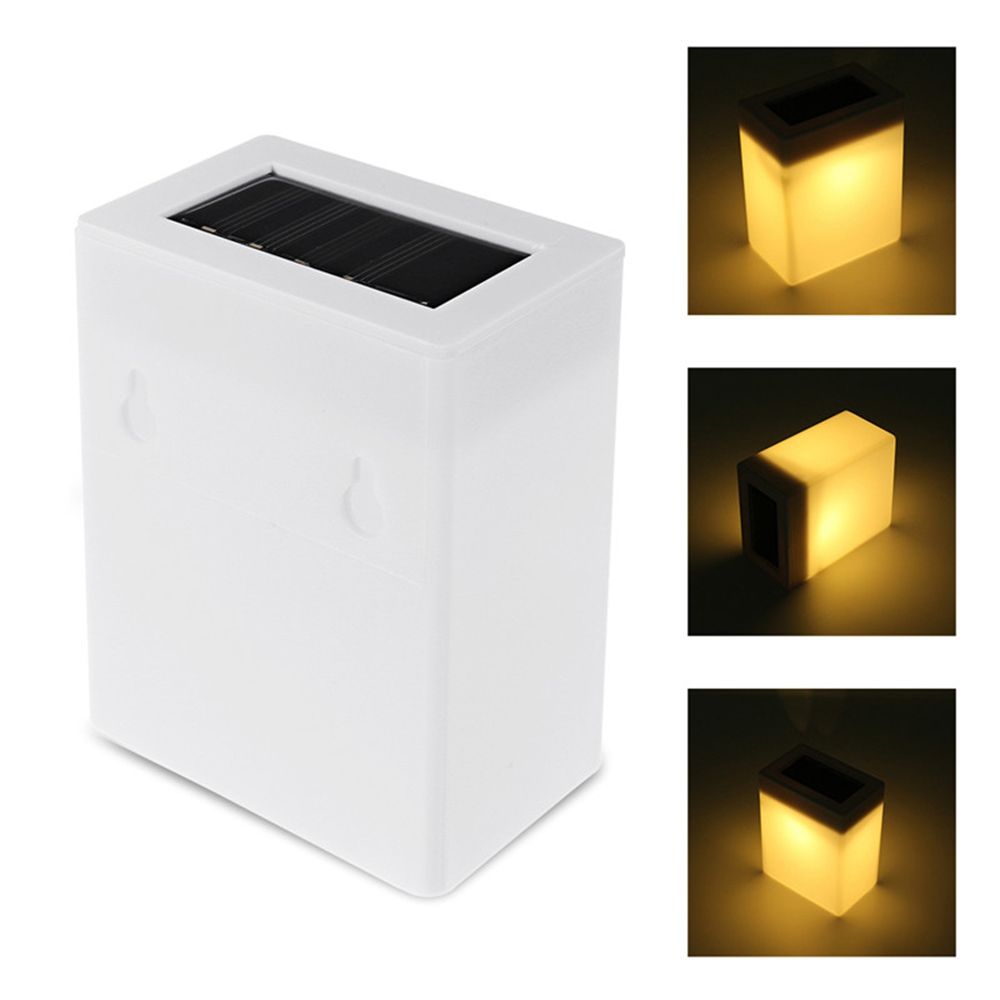 Waterproof-LED-Solar-Light-Fence-Wall-Lamp-Outdoor-Garden-Landscape-Light--WhiteWarm-White-1323614