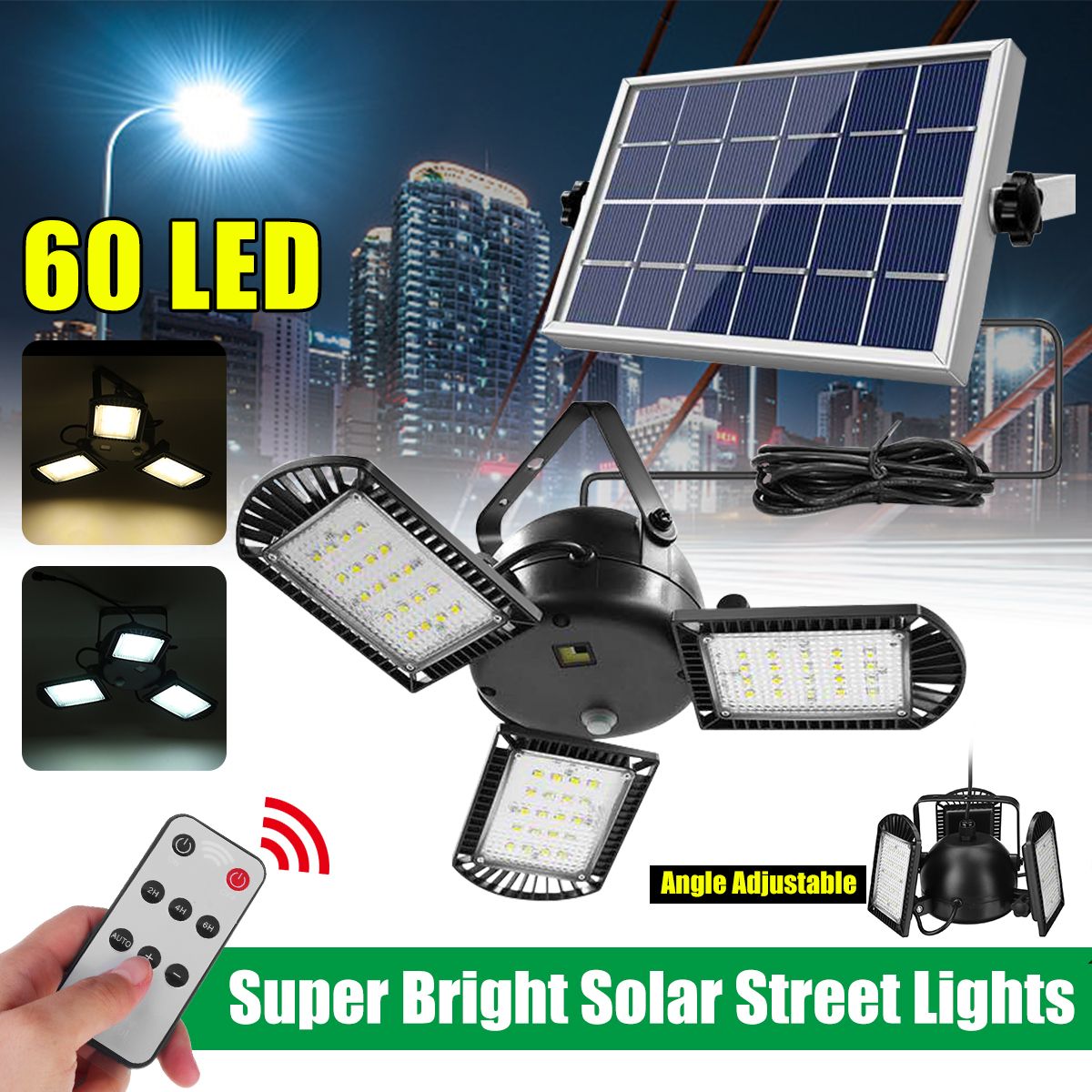 Waterproof-LED-Solar-Street-Light-Outdoor-Three-Blades-Garage-Courtyard-Garden-Lamp-1743385