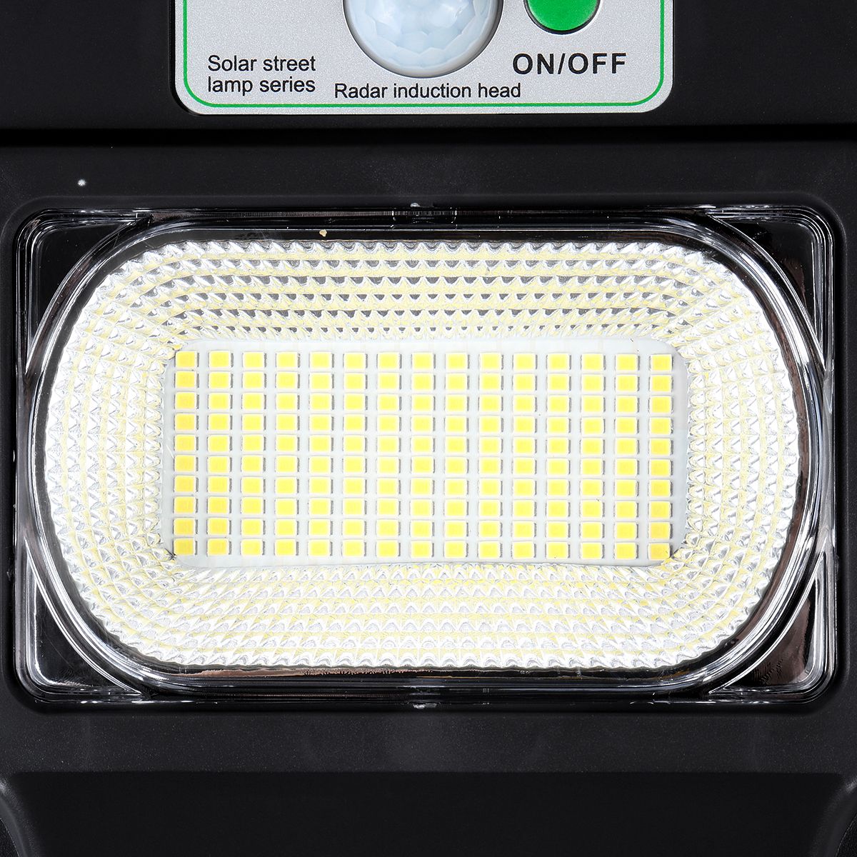 150300450LED-Solar-Light-Black-Shell-Street-Lamp-2835SMD-Waterproof-PIR-Motion-Radar-Sensor-Garden-L-1695784