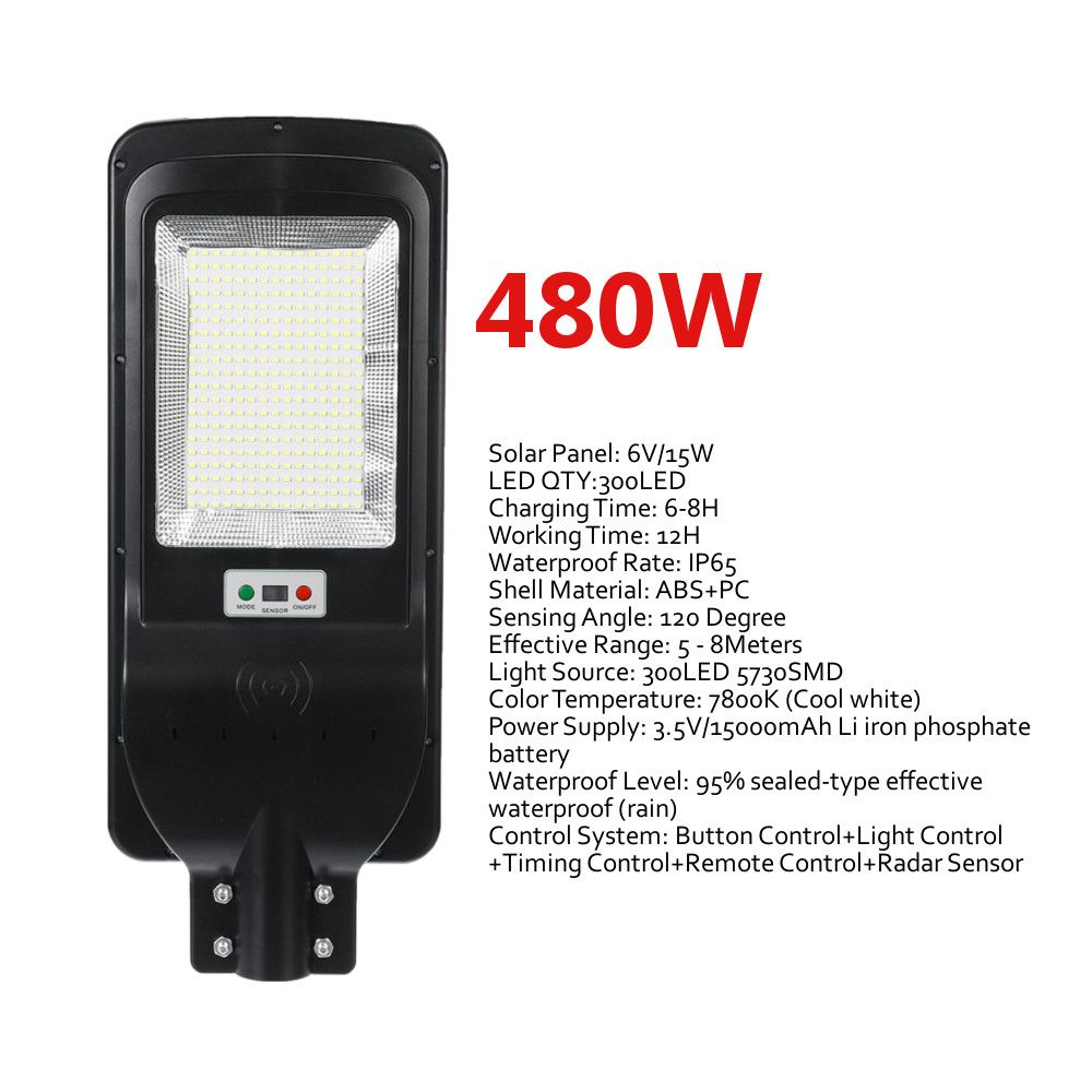 300LED-Solar-Street-Light-PIR-Motion-Sensor-Garden-Yard-Wall-LampRemote-1618796