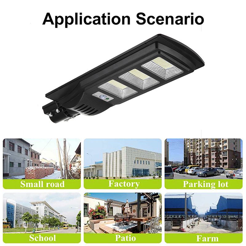 450LED-Waterproof-Solar-Panel-Street-Light-Radar-Sensor-Wall-Lamp-Remote-Control-1719695