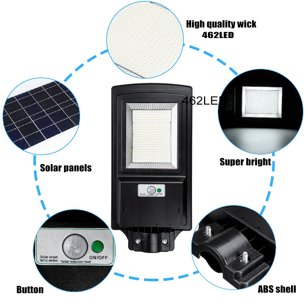 462LED-Solar-Street-Light-Radar-Sensor-Induction-Wall-Lamp-Garden-Outdoor-Lighting-1724574