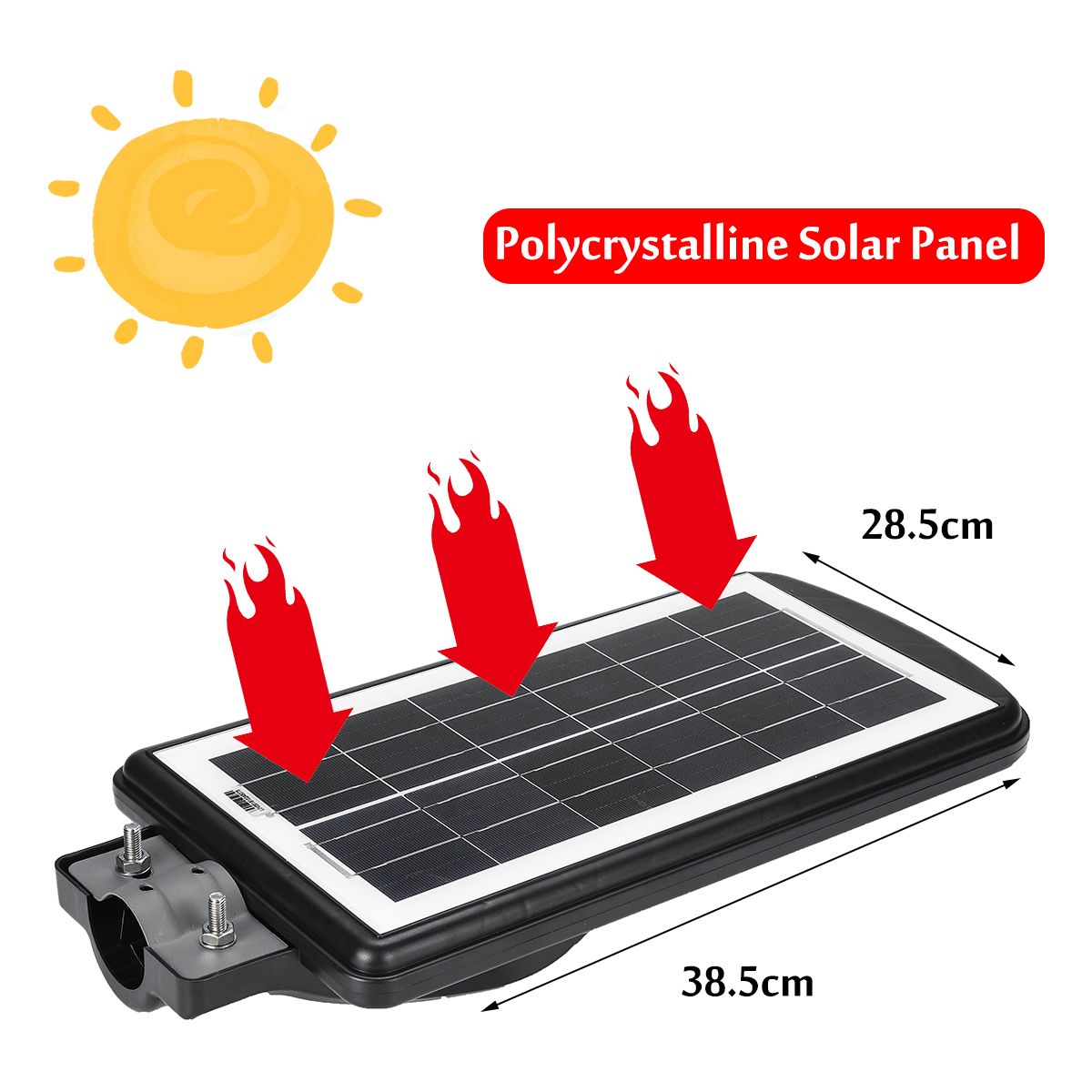 60W-80LED-Solar-Power-PIR-Motion-Induction-Wall-Street-Light--Remote-Control-1677125