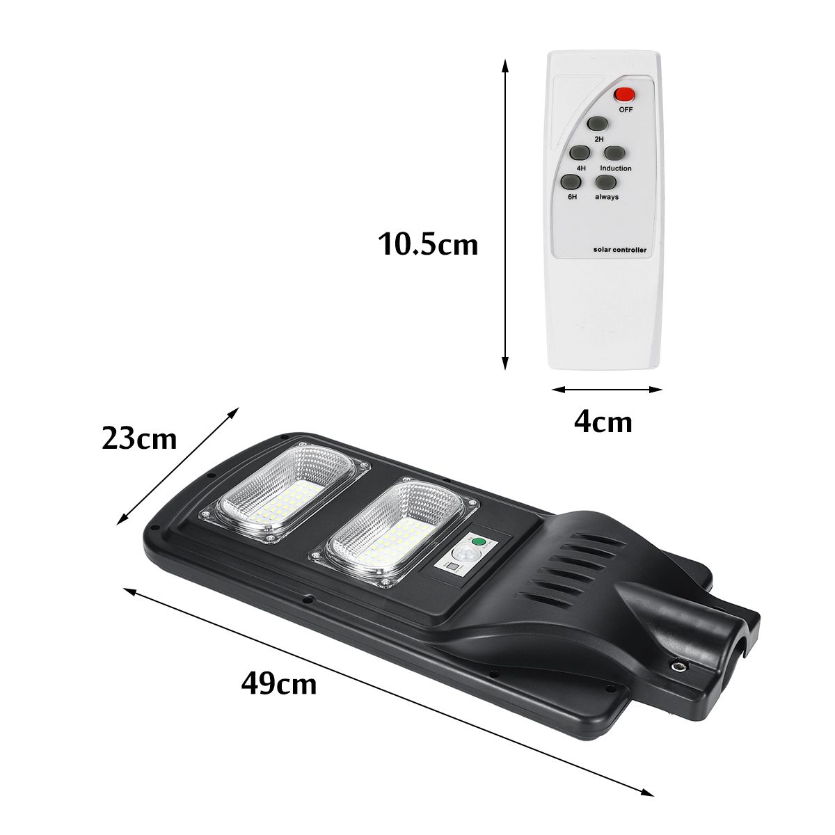 60W-80LED-Solar-Power-PIR-Motion-Induction-Wall-Street-Light--Remote-Control-1677125