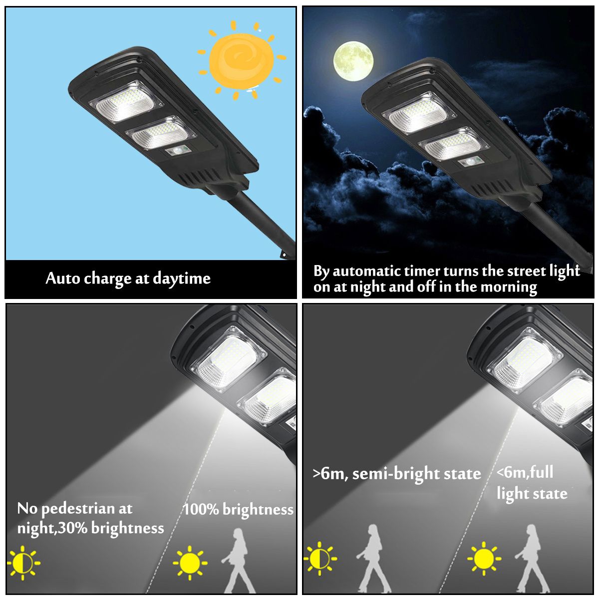 60W-80LED-Solar-Power-PIR-Motion-Induction-Wall-Street-Light--Remote-Control-1677125