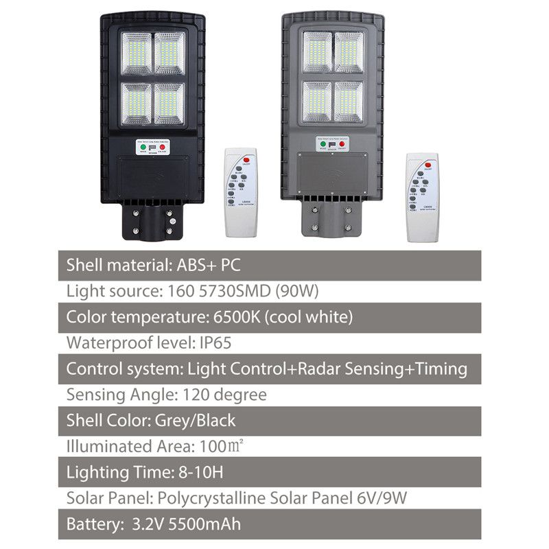 90W-Super-Bright-Waterproof-Solar-Street-Lights-Flood-Light-LED-Parking-Lot-Lights-with-RemoteDusk-t-1641516