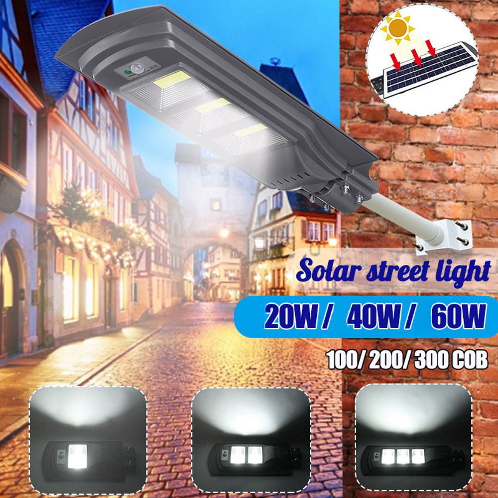 AUGIENB-Solar-Powered-20W40W60W-COB-LED-Street-Light-PIR-Motion-Radar-Sensor-Waterproof-Garden-Lamp--1707689