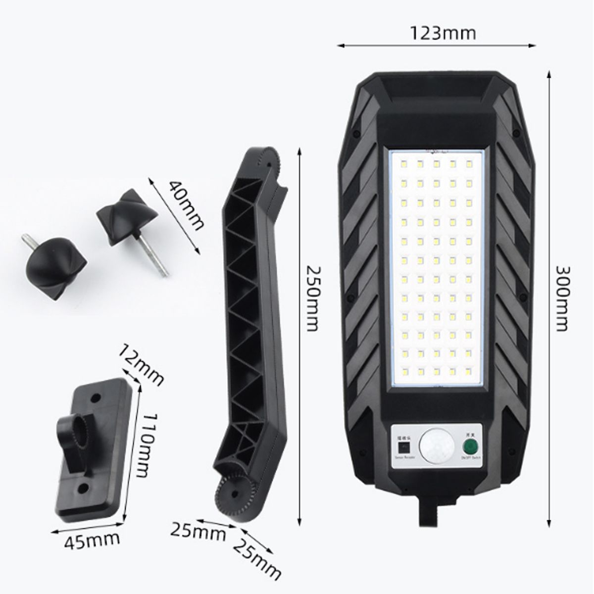 Solar-Street-Light-Wall-LED-Motion-Powered-Outdoor-Sensor-PIR-Garden-1678235