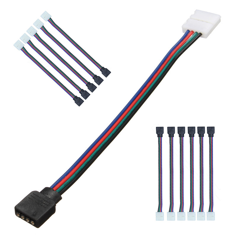 10-PCS-4-Pin-10MM-Connector-Wire-Female-Cable-For-SMD35285050-Non-Waterproof-RGB-LED-Strip-Light-1124473