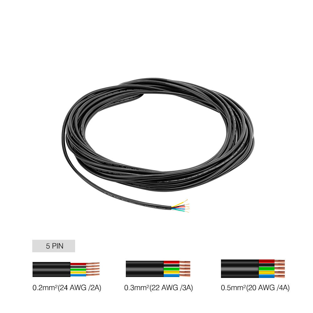 10M-5Pin-202224-AWG-Waterproof-Electric-Wire-RGBW-LED-Strip-Extension-Power-Cord-1457108