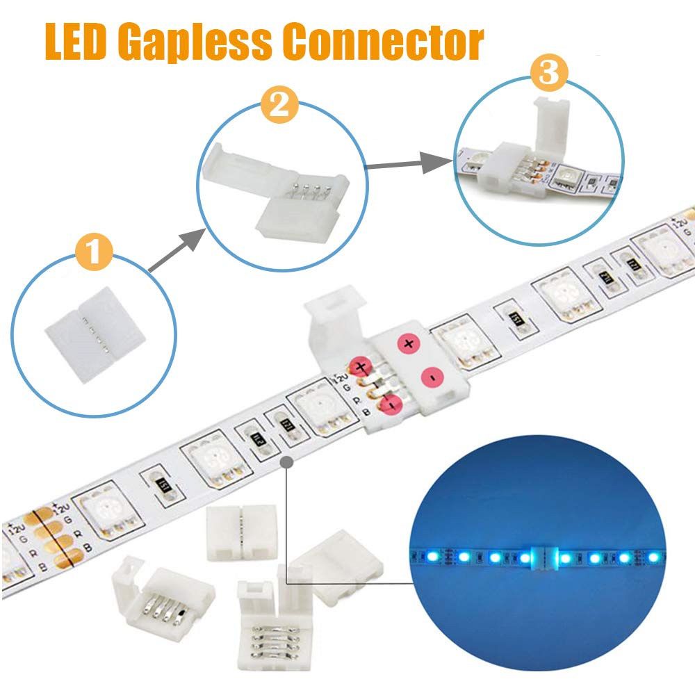 10MM-RGB-3528-5050-4Pin-LED-Strip-Light-Connector-Kit-PCB-Ribbon-Cable-PCB-Clip-Adapter-Provides-Mos-1613449