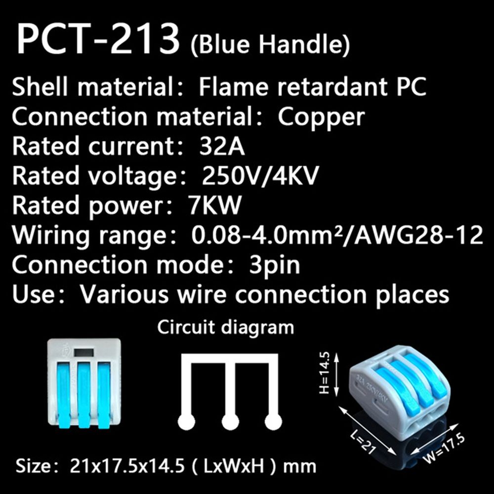 10PCS-3Pin-PCT-213-Colorful-Mini-Fast-Wire-Connectors-Universal-Compact-Wiring-Push-in-Terminal-Bloc-1758279