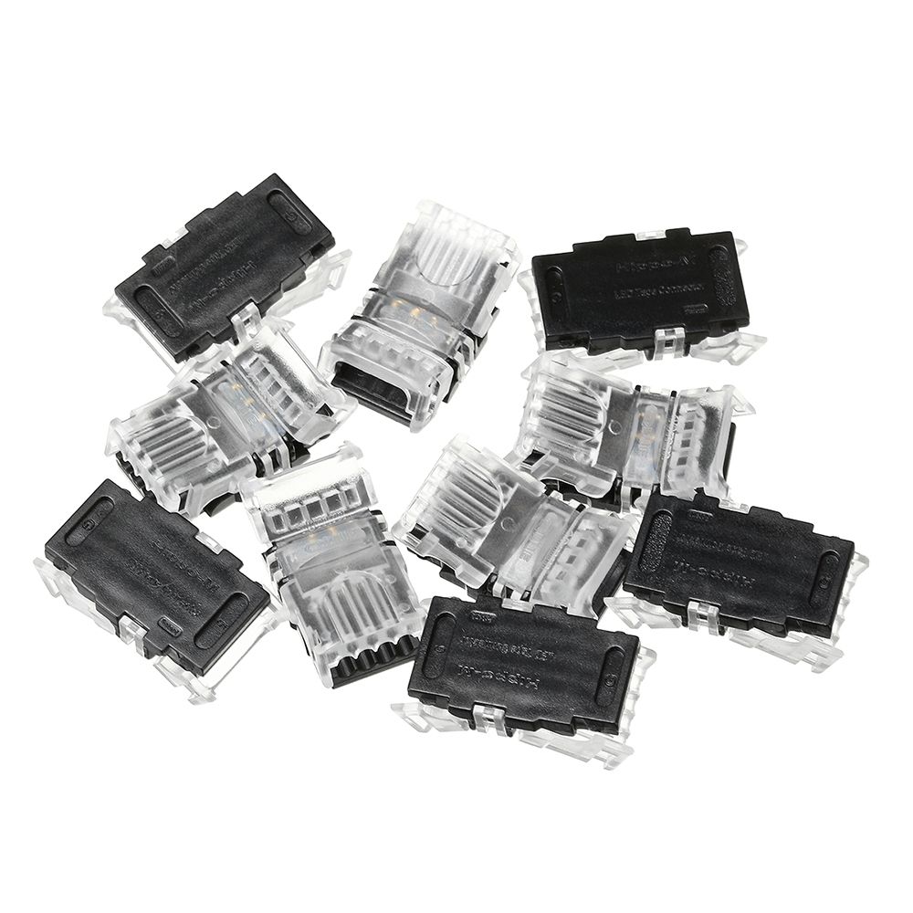 10PCS-4Pin-10mm-No-Weld-Board-to-Wire-Connector-Terminal-for-IP20-RGB-LED-Strip-Light-1426821