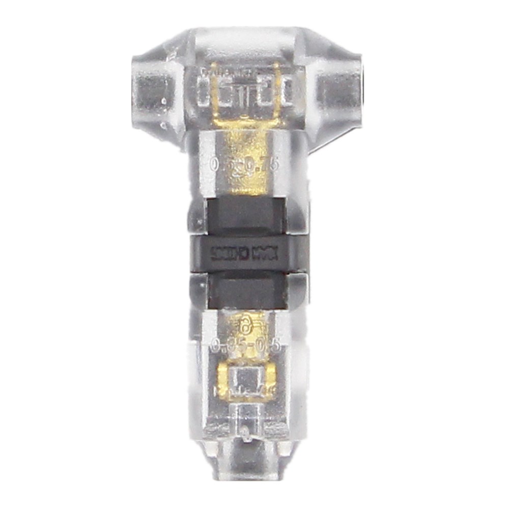 10PCS-Transparent-T-Type-Single-Wire-Cable-Connector-Terminal-Crimp-Lock-Quick-1420340