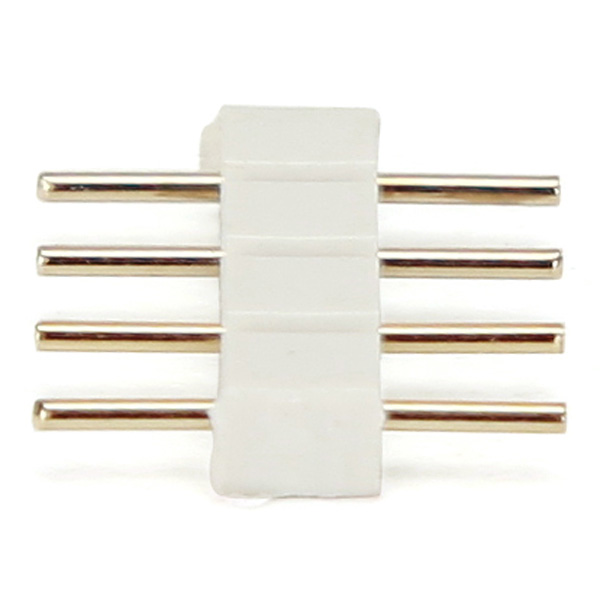 10X-White-4pin-Male-Connector-For-RGB-50503528-LED-Strip-Light-Connect-987403