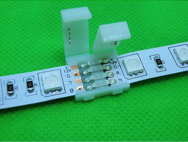 1PC-Mini-4-PIN-RGB-Connector-Adapter-For-5050-RGB-LED-Strip-10mm-Lot-53312