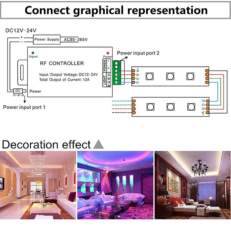 24A-288W-44-Key-IR-Remote-Controller-For-RGB-SMD50503528-LED-Strip-Light-Lamp-DC12-24V-1138325