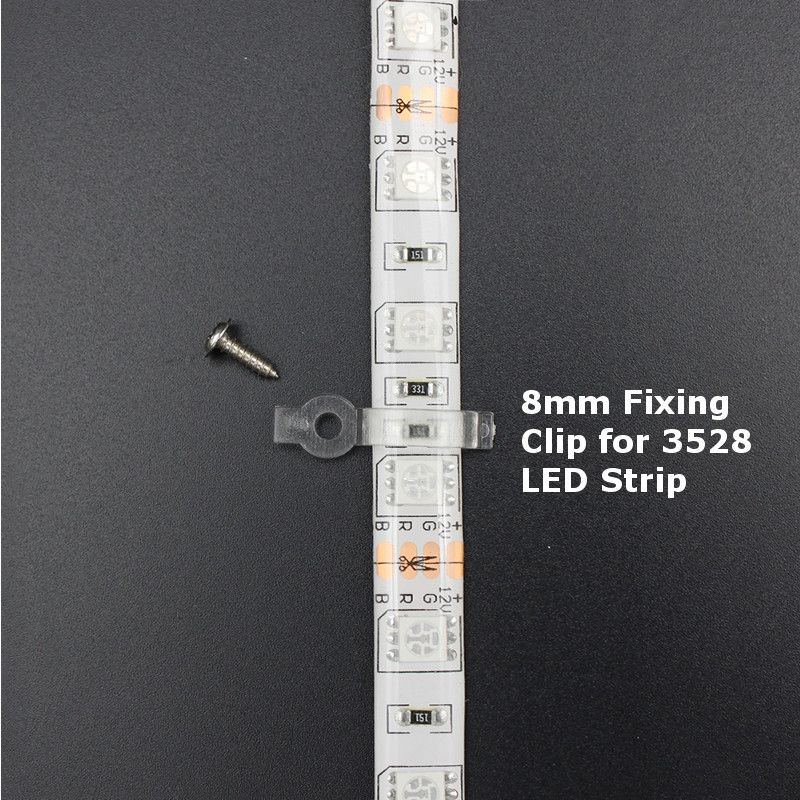 50PCS-8MM-Width-Mounting-Brackets-Fixing-Screw-Clip-for-3528-LED-Strip-Light-1241852