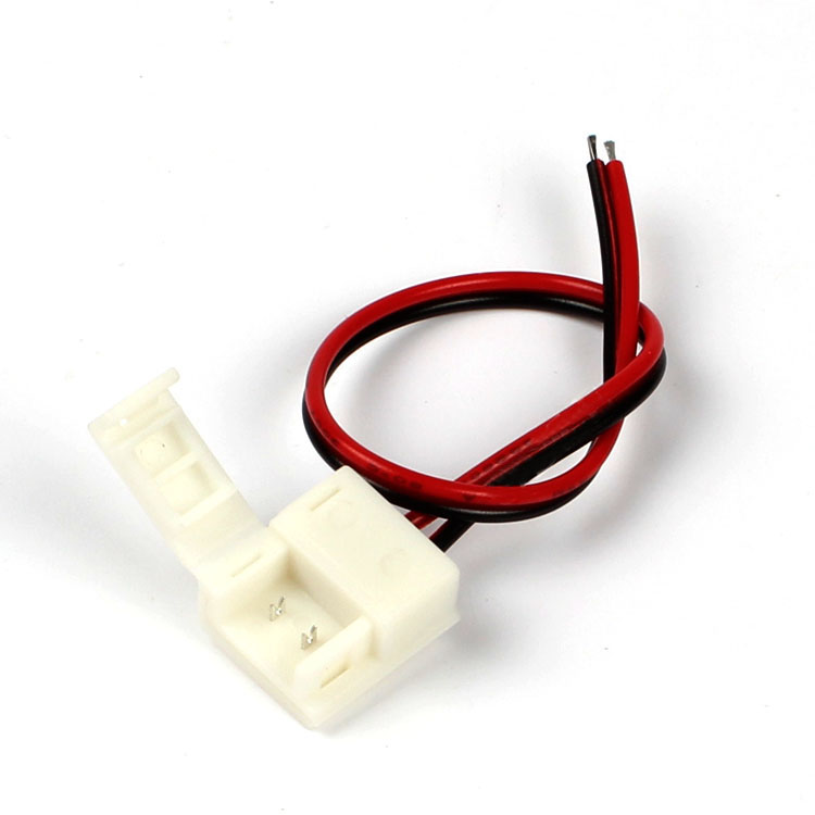 8mm10mm-Width-One-Terminal-Connector-with-Wire-Waterproof-for-Single-Color-LED-Strips-1087427