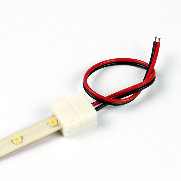 8mm10mm-Width-One-Terminal-Connector-with-Wire-Waterproof-for-Single-Color-LED-Strips-1087427