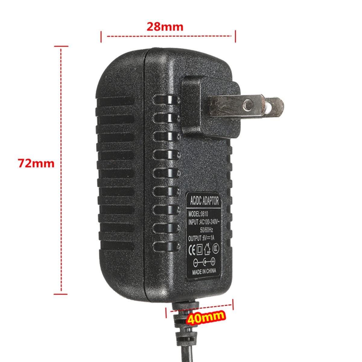 AC-100-240V-TO-DC-6V-1A-Adapter-Power-Supply-Transformer-US-Plug-Battery-Charger-1103549