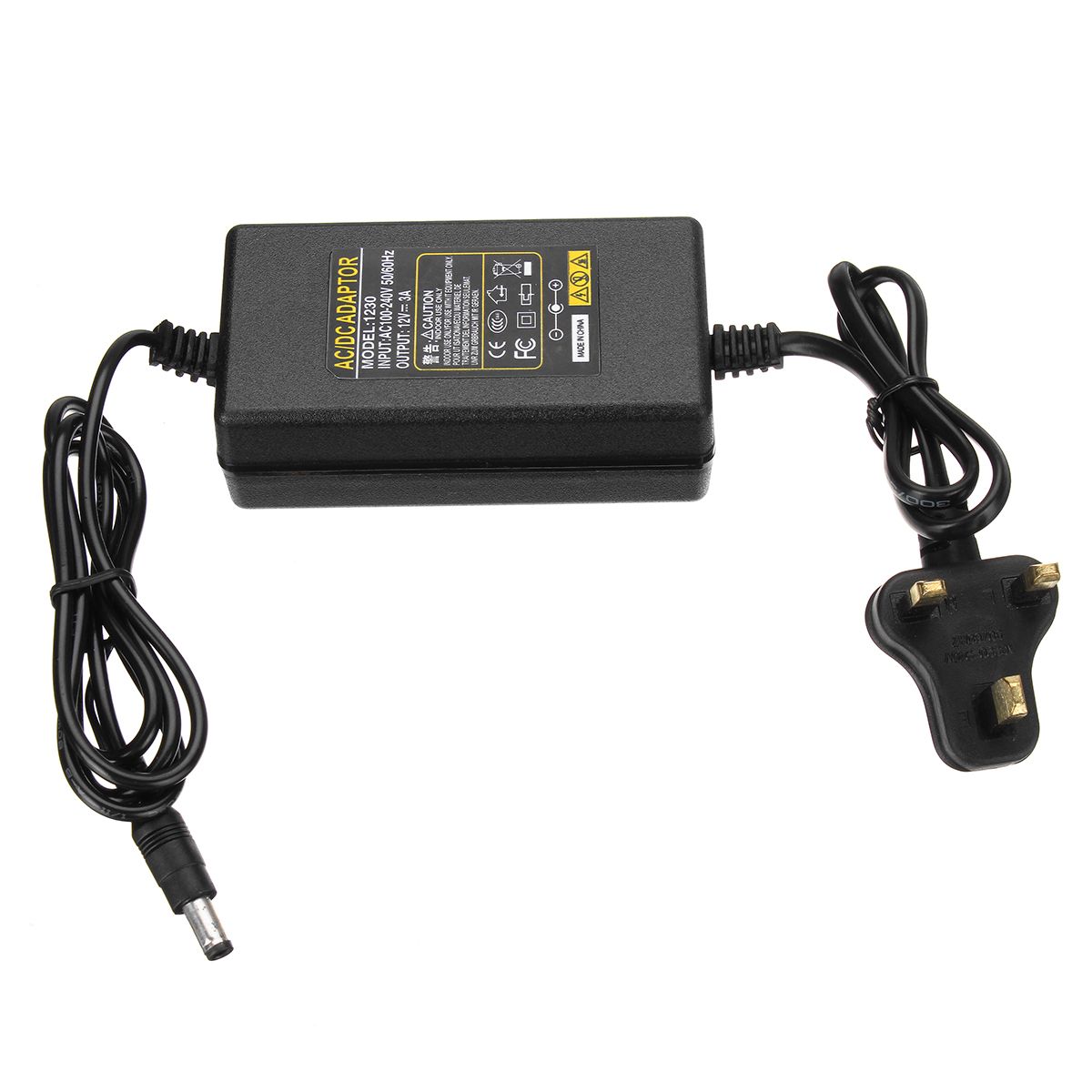 AC100-240V-to-DC12V-3A-36W-Non-Waterproof-Power-Supply-for-LED-Strip-Light-Cabinet-Lamp-UK-Plug-1334158