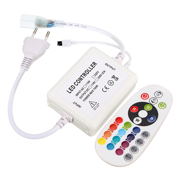 AC220V-EU-Plug-Infrared-Controller-with-24-Keys-Remote-Control-for-LED-Strip-Light-1217494