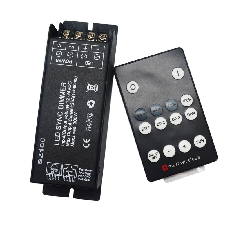 DC12-24V-25A-RF-Wireless-Remote-Controller-LED-Dimmer-for-Single-Color-Strip-Light-1176163