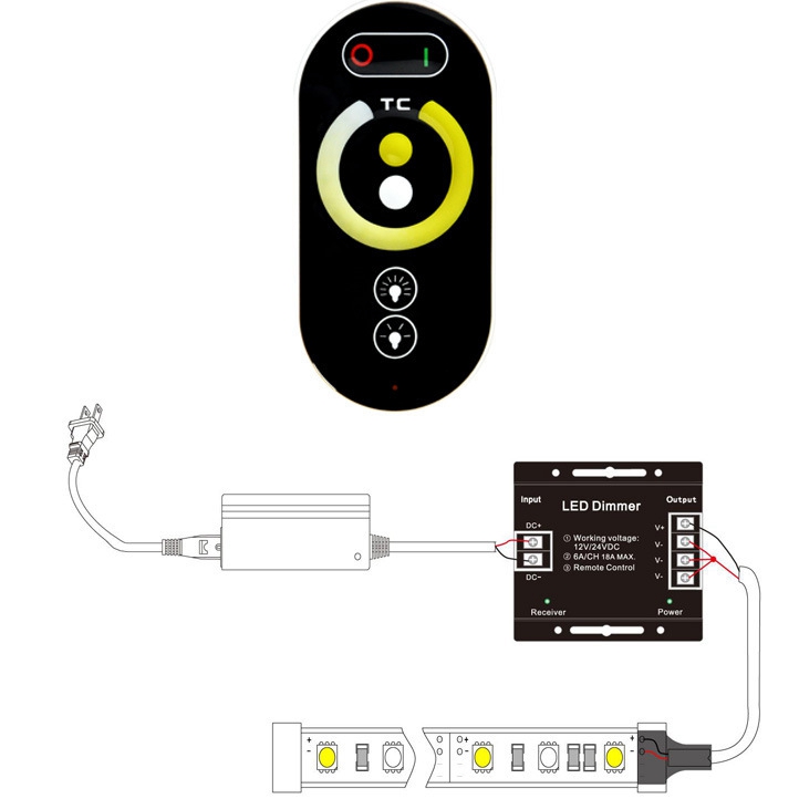DC12-24V-6A-2CH-LED-RF-Touch-Dimmer-Remote-Controller-for-Single-Color-Strip-Light-1155849