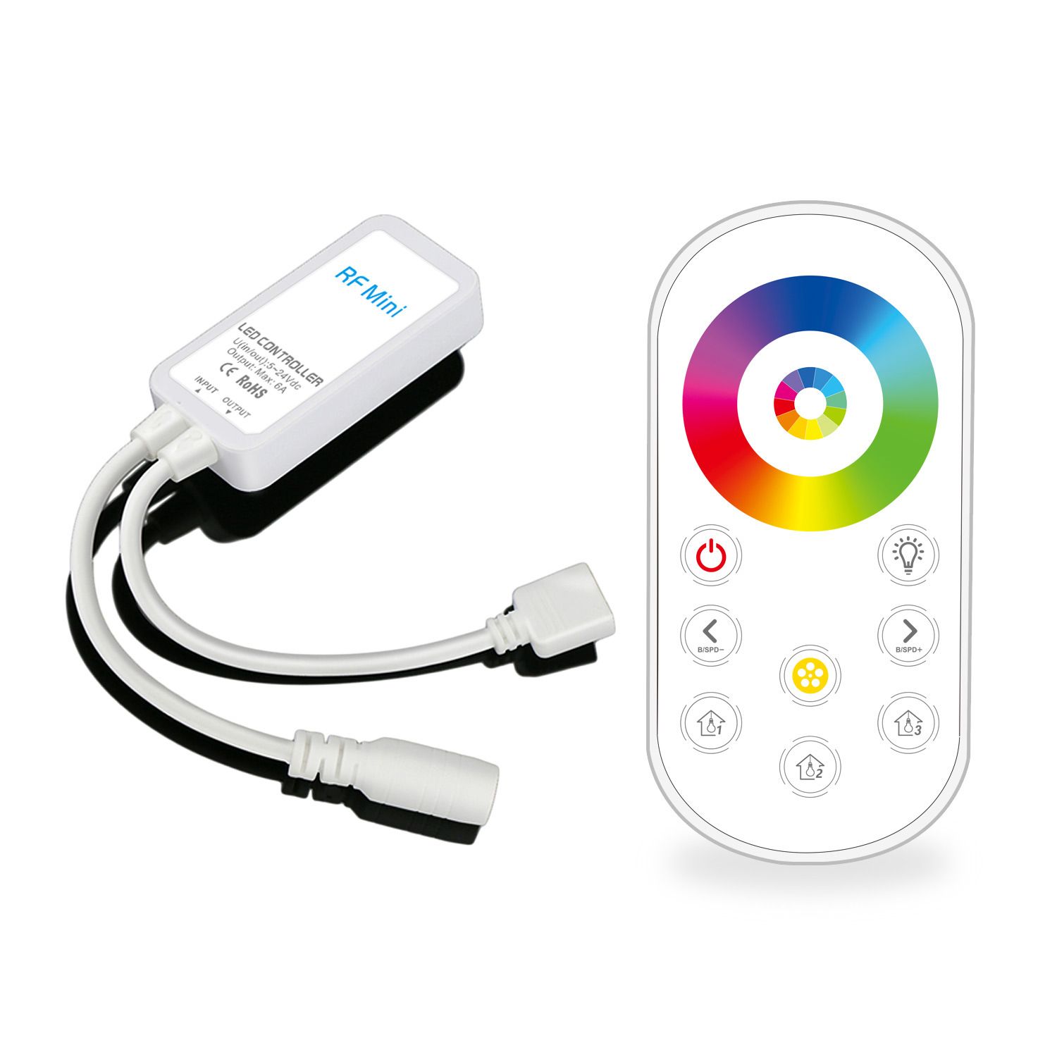 DC5-24V-Mini-Wireless-RF-RGBCCT-LED-Dimmer-Controller-Touch-Remote-Control-for-Strip-Light-1536524
