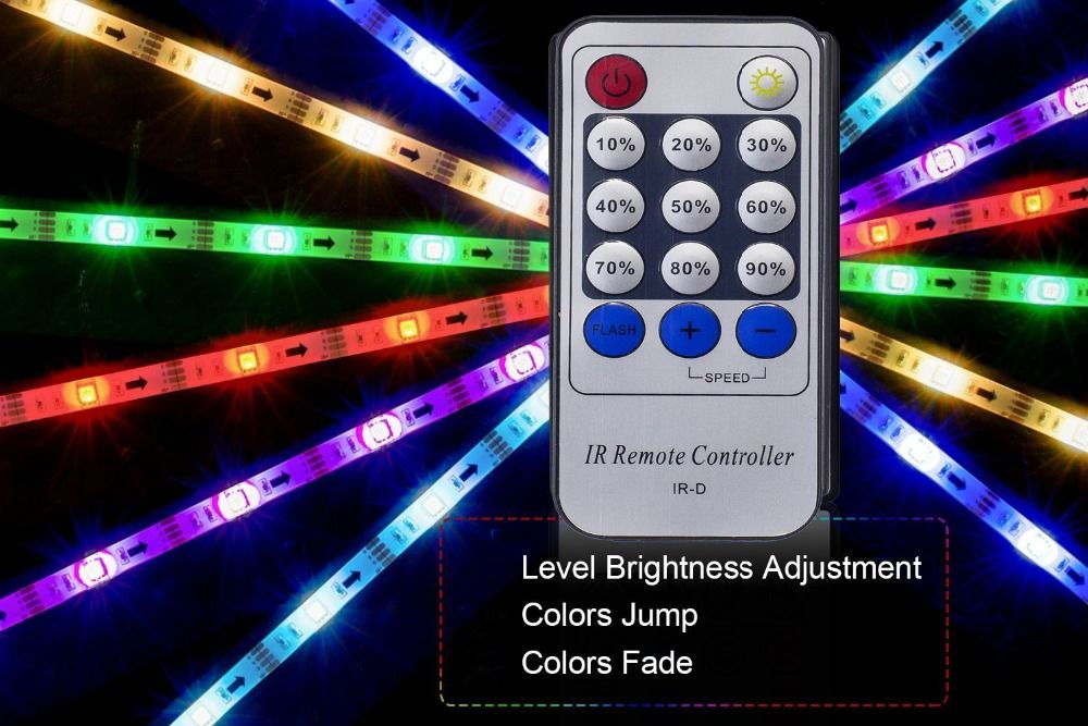 DC5V-24V-6A-LED-Dimmer-Controller--14Key-IR-Remote-Control-for-Single-Color-Strip-Light-1249227