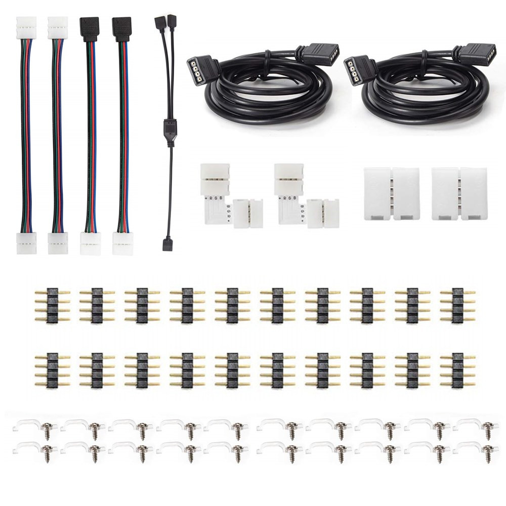 LED-RGB-5050-Connector-Kits-10MM-4Pin-Includes-Most-Solderless-Connectors-Provides-Most-Parts-for-DI-1613400