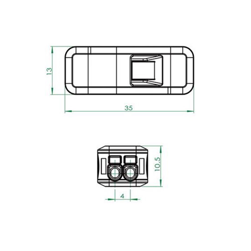 LT-22-2-Pin-Transparent-Quick-Wire-Connector-Universal-Compact-Electrical-Push-in-Butt-Conductor-Ter-1756116