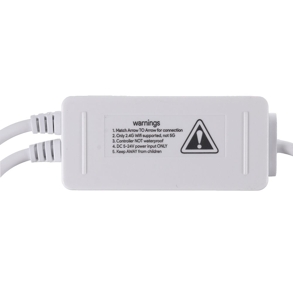 LUSTREON-WiFi-4Pins-24-Keys-Remote-Control-RGB-LED-Controller-Works-with-Amazon-Alexa-DC5-24V-1240311