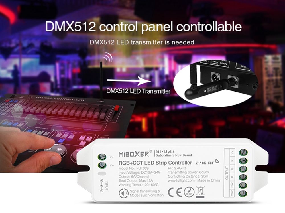 MiBoxer-FUT039Upgraded-24GHz-RGBCCT-LED-Strip-Controller-Work-with-DMX512-Amazon-Alexa-Google-Home-D-1705332