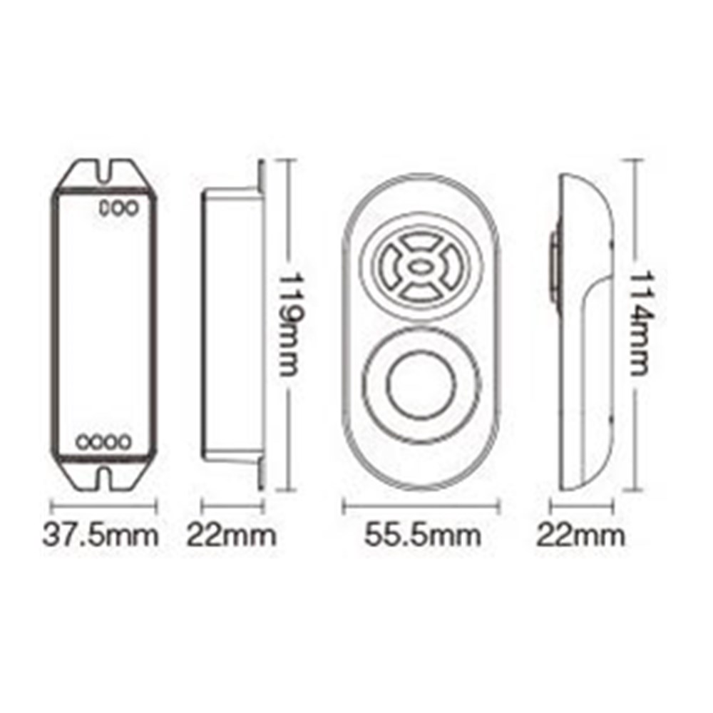 MiBoxer-FUT040Upgraded-Dual-White-Color-Temperature-LED-Strip-Light-Controller--433MHz-RF-Remote-Con-1705432