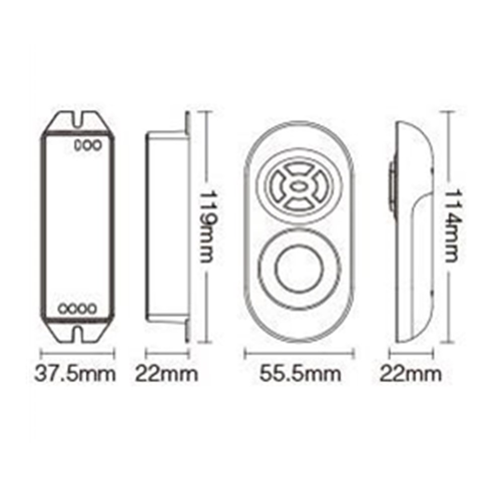 MiBoxer-FUT042Upgraded-LED-Controller--433MHz-RF-Remote-Control-for-RGB-LED-Strip-Light-DC12-24V-1705380