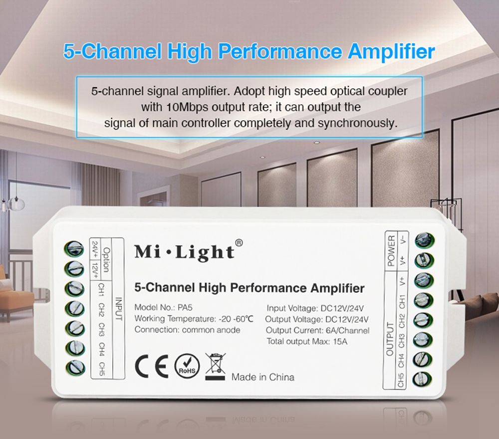 Milight-PA5-DC12V-24V-15A-5-Channel-RGB-RGBW-RGBCCT-LED-Strip-Controller-Amplifier-1443599