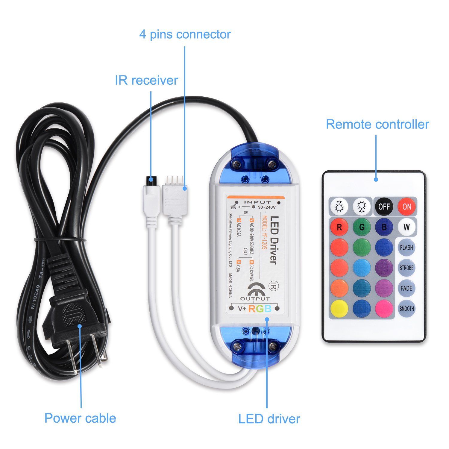 ZX-AC90-240V-To-DC12V-5A-60W-Power-Adpter-LED-Driver-with-24-Keys-Remote-Control-for-RGB-Strip-Light-1199863