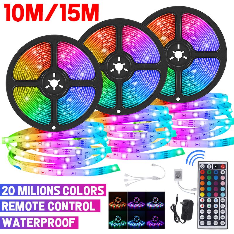 1015M-RGB-LED-Light-Strip-Remote-Control-w-IR-Controller-Home-Stairs-Ceiling-1768516