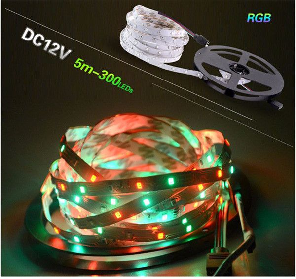 10M-SMD2835-Non-Waterproof-600-LED-RGB-Strip-Flexible-Tape-Light-Kit--24-Keys-Controller-DC12V-1107633