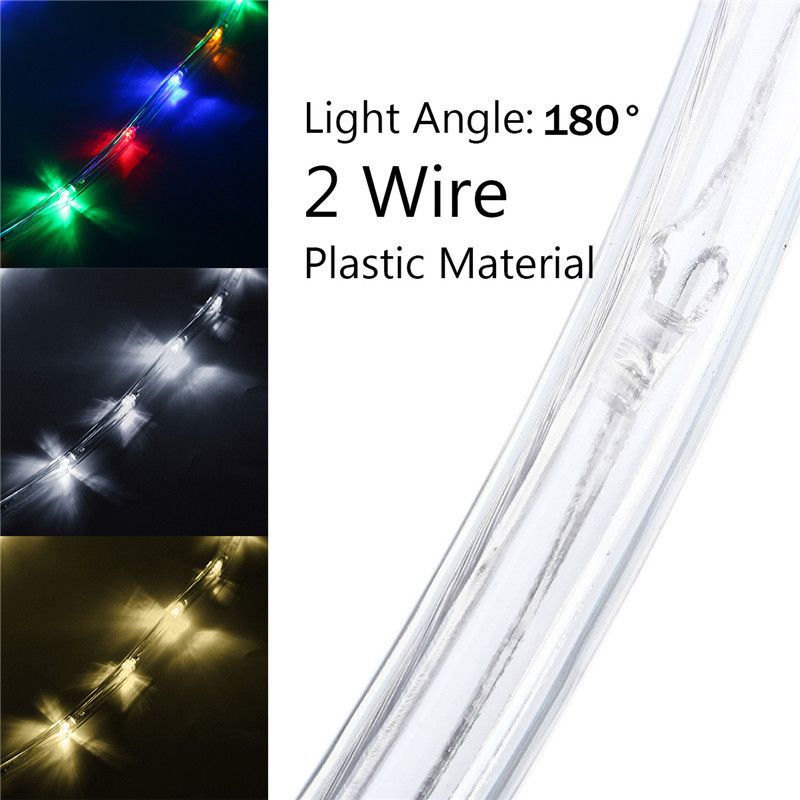 14M-SMD3014-Waterproof-Flexible-LED-Tape-Ribbon-Strip-Light--Colorful-Warm-White-White-AC220V-1223848