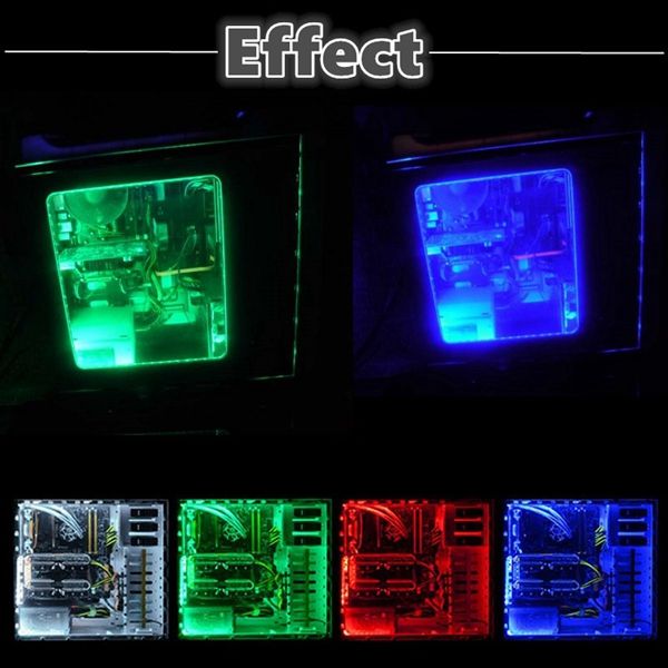 1M-Waterproof-5050-LED-Flexible-Strip-Background-Light-PC-Computer-Case-DC12V-1083801