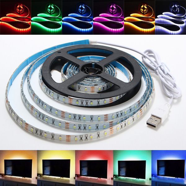 1M-Waterproof-USB-SMD3528-TV-Background-Computer-LED-Strip-Tape-Flexible-Light-DC5V-1102996