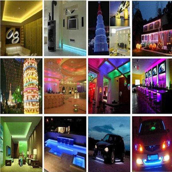 3M-DC12V-144W-180-SMD-3528-Non-waterproof-RedBlueGreenWhiteWarm-WhiteRGB-Flexible-LED-Strip-1037746